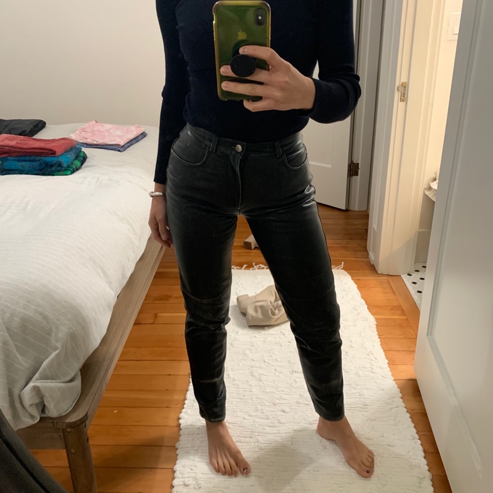 Women’s Genuine Leather Pants